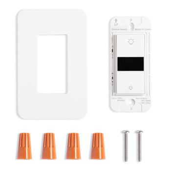 Smart Lighting LED Display Dimmer Switch - WiFi Remote App Control; Compatible with Alexa and Google Home Assistant - JONATHAN Y